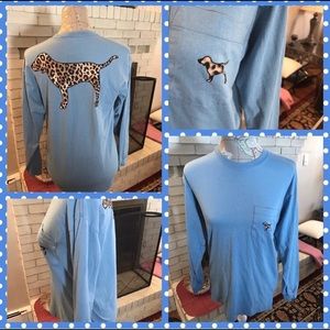 Like New Pink Victoria'sSecret Campus Tee Shirt